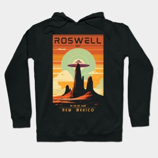 Vintage Roswell New Mexico UFO Hoodie